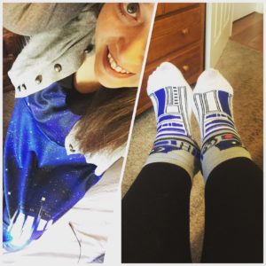 But until then... Ill continue wearing my R2D2 socks with my tardis dress to the office like I dont have a care in the world.
